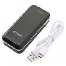 Cager B09 4500mAh Universal Power Bank Back up for iPhone Mobile Phone PSP Black