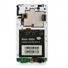 LCD Screen + Touch Panel for TianXin i9220/N8000 Smartphone White