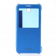 Original S-View Flip Cover Case for ZOPO ZP998 Octa Core Smartphone- Blue