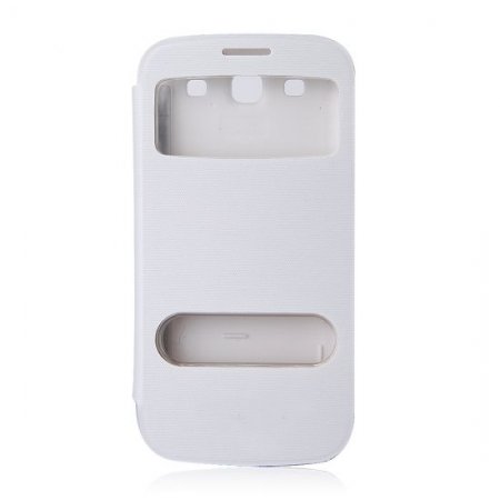 Protective Flip Cover For GALAXYS III Smartphone White
