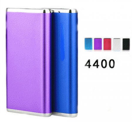 Portable Ultra-thin Mobile Power Bank 4400mAh for Mobile Phone Tablet PC 5 Color