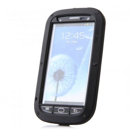 LOVE MEI Shockproof Waterproof Rugged Gorilla Metal Case For Samsung Galaxy S3 Black