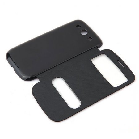 Protective Flip Cover For GALAXYS III Smartphone Black