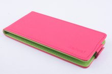 Leather Flip Cover Stand Case for THL T6S & T6 Pro Smartphone Rose