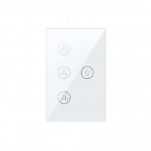 Tuya WiFi Smart Ceiling Fan Switch,Support Tmall Genie/Alexa/GoogleHome,smart control,Advanced Scheduling & Timer(2-pack)