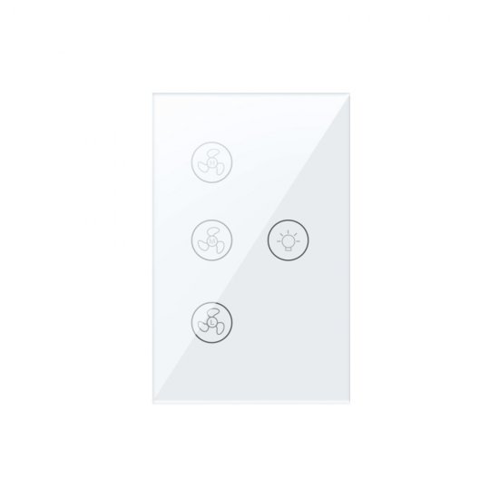 Tuya WiFi Smart Ceiling Fan Switch,Support Tmall Genie/Alexa/GoogleHome,smart control,Advanced Scheduling & Timer(2-pack)