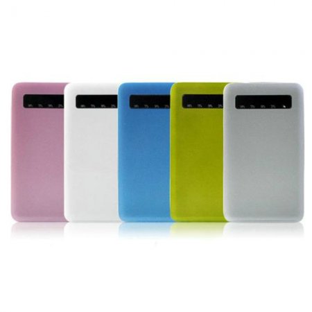 Portable Touch Ultra-thin 5000mAh Mobile Power Bank Multicolor