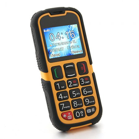 W28 IP67 Phone with Russian & English Nicedial Dual SIM Card Bluetooth Camera Torch SOS