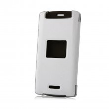 Original Protective Leather Flip Case Cover for iNew V8 Smartphone - white