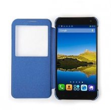 Original S-View Flip Cover Case for ZOPO ZP998 Octa Core Smartphone- Blue