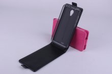 Leather Flip Cover Stand Case for ZOPO ZP320 Smartphone Black