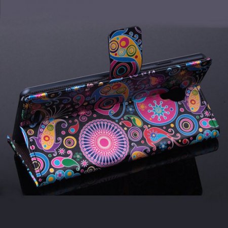 Fashion Painting Jellyfish Flip Cover Stand Case For Doogee DG550 Smartphone