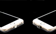 UPi6 5W Qi Wireless Charger Receiver Case for iPhone 6 Gold