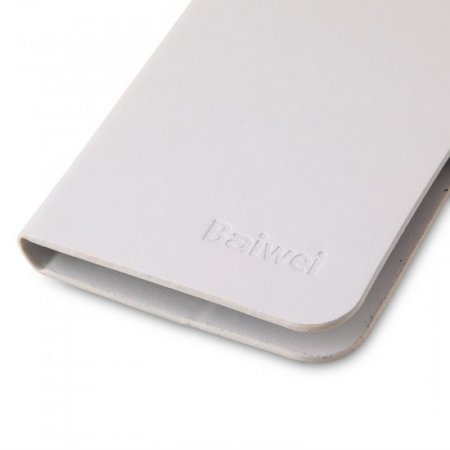 Fashion Leather Flip Case Cover for DOOGEE MINT DG330 Smartphone White