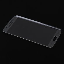 0.4mm Screen Print Tempered Glass Screen Protector for SAMSUNG S6 Edge Transparent