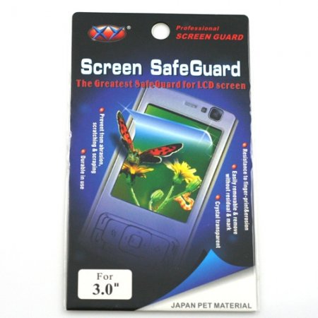 3.0 Inch LCD Screen Protector Guard For Mobile Phone / MP3 / MP4 / Camera