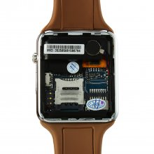 ZGPAX S79 Smart Watch Phone 1.54 Inch Touch Screen Bluetooth Camera FM Brown