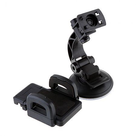 Dismountable Magic Stand Holder with Suction Cup for iPhone/Mobile Phone/MP4/PDA Black