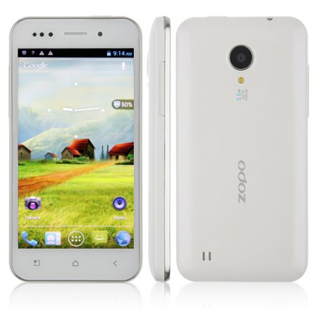 ZOPO ZP500 Libero Ultra-slim Smart Phone 4.0 Inch IPS Screen Android 4.0 MTK6575 - White