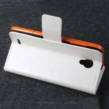 Protective PU Leather Flip Case for JIAYU G2F Smartphone White