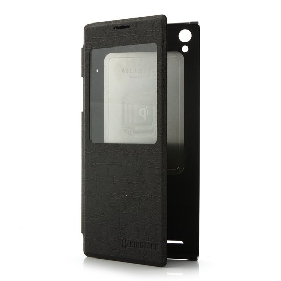 Original S-View Flip Cover Case Protective Case for KINGZONE K1 Smartphone