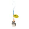 Vivid Totoro Style Resin Cellphone Pendant with Blue Strap