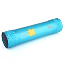 Portable Power Bank Media Sound Box Flashlight For MobilePhone
