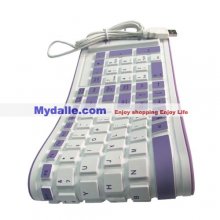 103 keys two color flexible keyboard