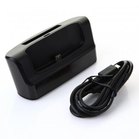 Multifunctional OTG Dock Station Charger For LG G3 Smartphone Black