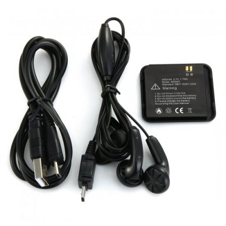 ZGPAX S39 Smart Watch Phone 1.54 Inch Touch Screen Bluetooth Camera FM Black