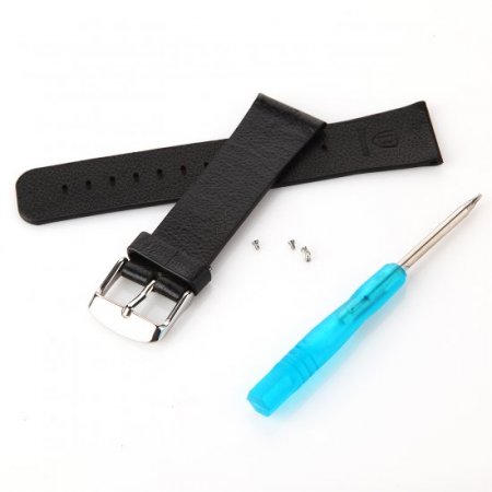 Baseus PU Leather Classic Buckle 38mm/42mm Watchband Strap for Apple Watch Black