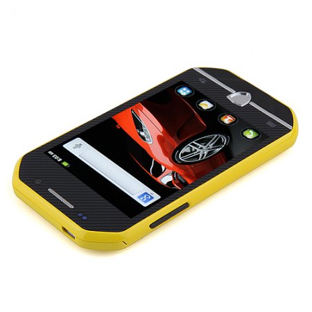 F599 Smartphone Android 2.3 MTK6515 3.4 Inch TFT Capacitive Screen - Yellow
