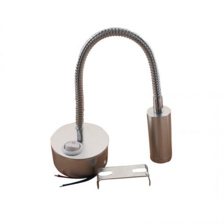 RV Portable Bed Lamp Button Control LED Reading Light for Truck Motorhome Yachts Cabin Bedside Camper Van Caravan Boat