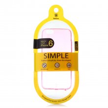 Soft TPU Back Case Back Cover for iPhone 6 Transparent Pink