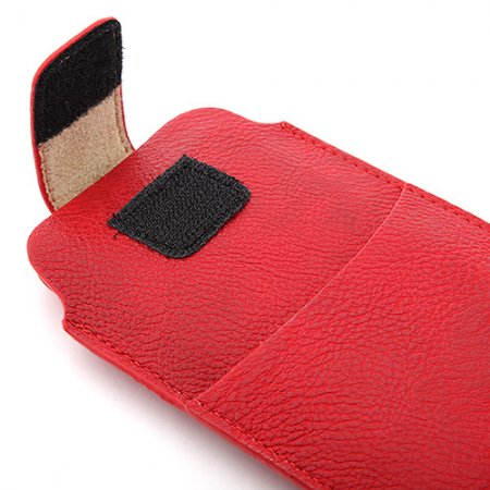 Portable H Style Insert Belt Leather Case Cover for Samsung Galaxy S4 I9300