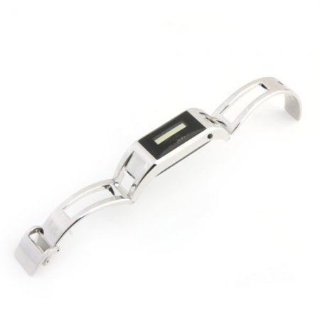 Bluetooth Vibrating Bracelet with Call ID Silver