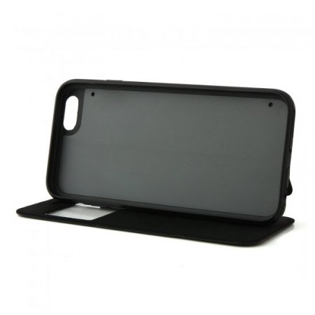 Fashion Protective Flip Cover Case For iPhone 6 Smartphone Black
