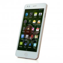 Elephone P6i Smartphone Android 4.4 MTK6582 5.0 Inch QHD Screen OTG White+Gold