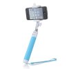 All-in-one Extendable Bluetooth Monopod One-click Photographic Selfie Stick Blue
