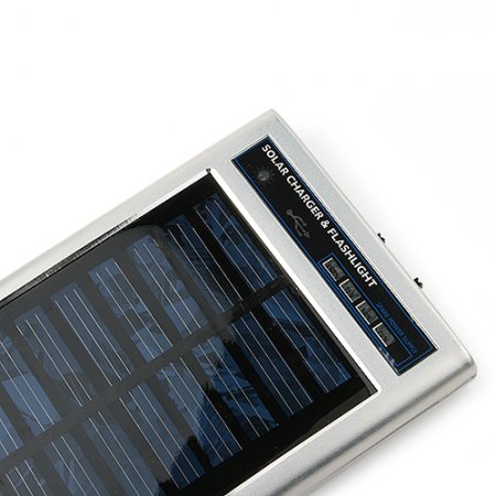 2600mAh Solar Charger & Flashlight Power Bank for Mobile Phone MP3 MP4 Digital Products