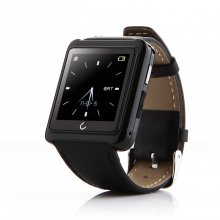 U Watch U10 Smart Bluetooth Watch 1.54" Screen for iOS & Android Smartphones Black