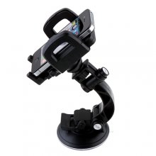 Dismountable Magic Stand Holder with Suction Cup for iPhone/Mobile Phone/MP4/PDA Black