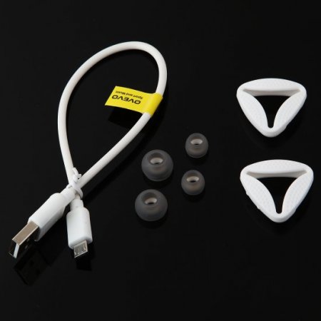 OVEVO SH03B Wireless Stereo Bluetooth4.0 Sport Headphone Waterproof NFC White