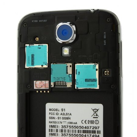 Tengda S1 Smartphone MTK6582 1GB 4GB Android 4.2 5 Inch OTG Air Gesture - White