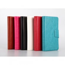 Universal 4.7-5.0 inch Protective Sucker Stand Leather Case Cover for Smartphones