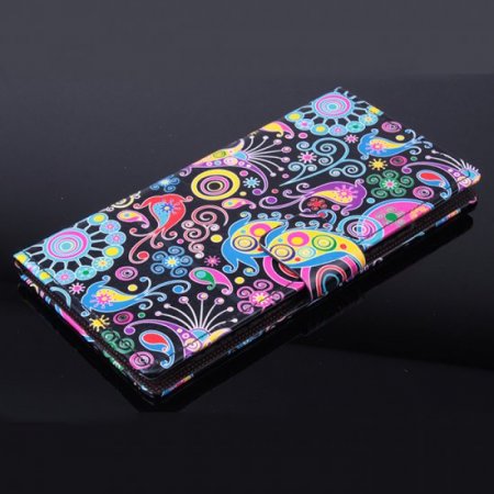 Fashion Painting Jellyfish Flip Cover Stand Case For Doogee DG550 Smartphone
