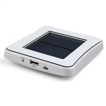 Solar Mobile Charger Bulit-in 1800mAh Lithium Battery 4 Colors
