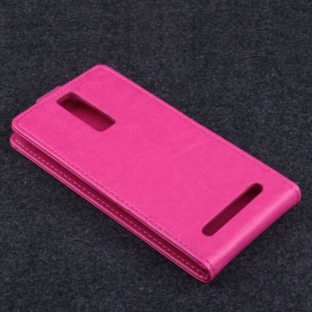 Leather Flip Cover Stand Case for Elephone G6 Smartphone Rose