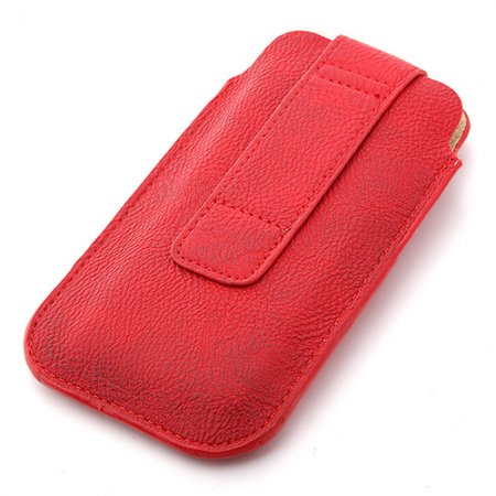Portable H Style Insert Belt Leather Case Cover for Samsung Galaxy S4 I9300