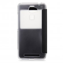 Original Protective Case S-view Flip Cover Case for Oukitel U8 Smartphone Black